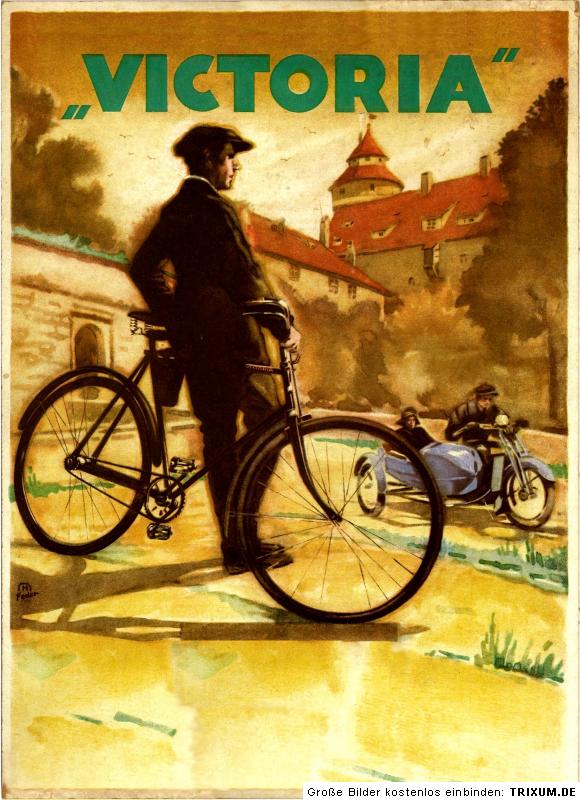 SECHS historische FAHRRADPlakate (Fahrräder, Werbung) eBay