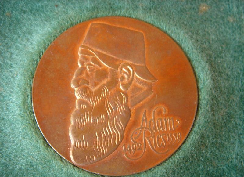 ADAM RIES Medaille aus ANNABERG BUCHHOLZ   ERZGEBIRGE  