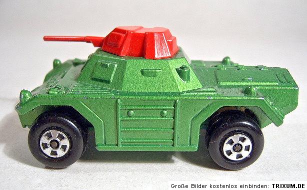 Superfast No.73B Weasel pre pro green body red turret  