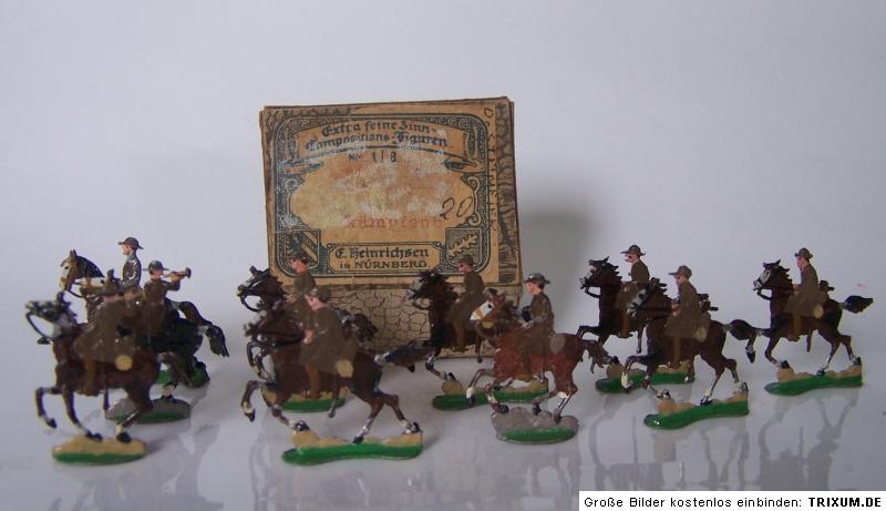 Zinnfiguren Tin Soldiers Heinrichsen Dragoner England  